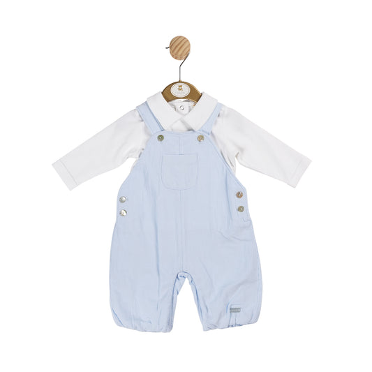 Mintini Boys Blue Cord Dungarees