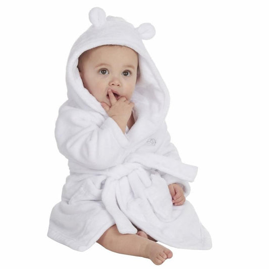 White Super Soft Robe/Dressing Gown