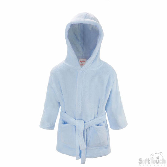 Blue Super Soft Robe/Dressing Gown